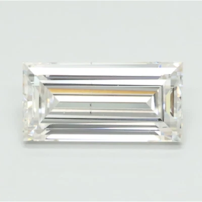 Baguette 1 CT Lab Grown Diamond IGI Loose Stone For Jewelry  - Image 1 of 2