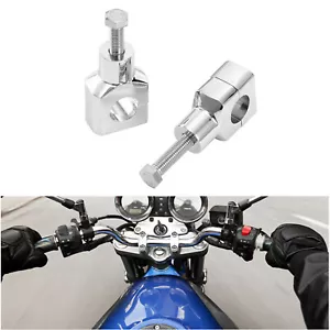 1" Handlebar Risers Chrome for Suzuki Suzuki Boulevard M50 C90 M50 M90 S40 Black - Bild 1 von 11