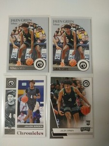 JALEN GREEN RC LOT (4) 2021 Panini Chronicles Draft Picks Basketball