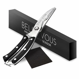 BELLE VOUS Trinciapollo - 25.5cm Forbici da Cucina Acciaio Inox - Forbici da Pol - Foto 1 di 1