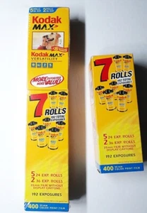 KODAK ▪️MAX Versatility 400▪️ 35mm COLOR PRINT FILM { 11x rolls } 🔸️ USA - Picture 1 of 3