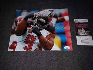 Gerald Mccoy Signed 8x10 Jsa Tampa Bay Buccaneers - Picture 1 of 1