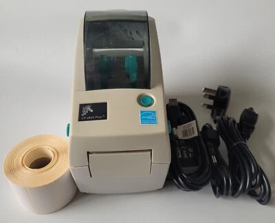 Zebra LP2824 Plus Thermal Label Printer  PSU USB Cable 1000 2x1" Labels 64 - Image 1 of 4