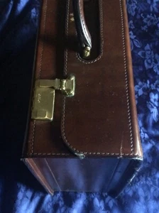 Borsa 48 Ore Captain Bag Pelle Leather Vintage - Foto 1 di 8