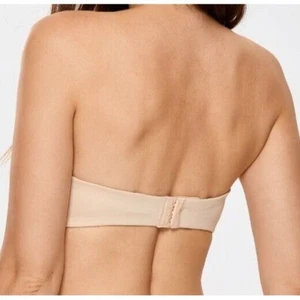 32D Minimizer Strapless or Strap Bra Seamless Underwire Bandeau for Large Bust - Picture 1 of 7