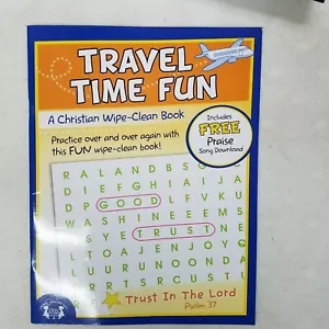 TRAVEL TIME FUN, WIPE CLEAN ACTIVITY BOOK - Picture 1 of 2