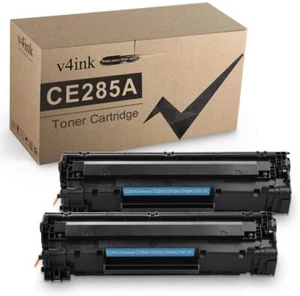 Tóner compatible HP CE285A de 2 piezas para HP Laserjet Pro P1102w P1109w M1212nf V4ink - Imagen 1 de 6