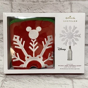Hallmark 2021 Miniatur Disney Mickey Mouse Baum Topper & Rock Neu - Bild 1 von 2