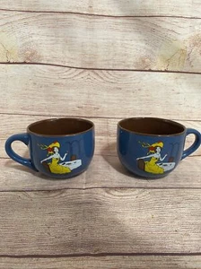 Cafe Boheme Set Of 2 Coffee Creme Liqueur Collectible Mug 16 oz - Picture 1 of 8