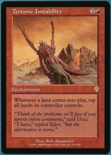 Tectonic Instability Invasion NM Red Rare MAGIC MTG CARD (ID# 215061) ABUGames