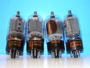 12DQ6B RCA 4 radio audio amplifier vintage vacuum tubes valves tested 12DQ6A - Picture 1 of 3
