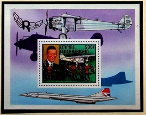 ZENTRALAFRIKANISCHE REPUBLIK Sc 302 NH S/S VON 1977 - LUFTFAHRT - Sc$6- (AA23) - Bild 1 von 1