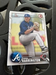 2016 Bowman Draft #BD37 Drew Harrington Rookie Atlanta Braves 1st Bowman Paper