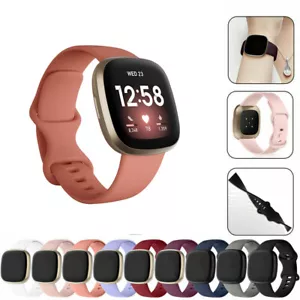 Strap Wristband Band For Fitbit Versa3/ Sense Watch Watchband Replacement - Foto 1 di 18