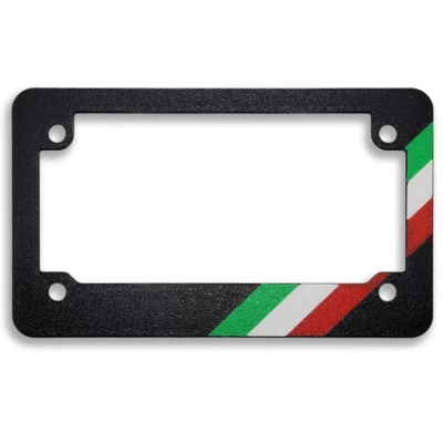 Marco de matrícula de motocicleta con textura Italian Pride (Ducati/Aprilia/MV Agusta) Foto 1 de 2