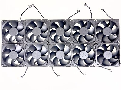 Lot of 10 HP 92MM 5-Pin PVA092G12S fans - Image 1 of 3