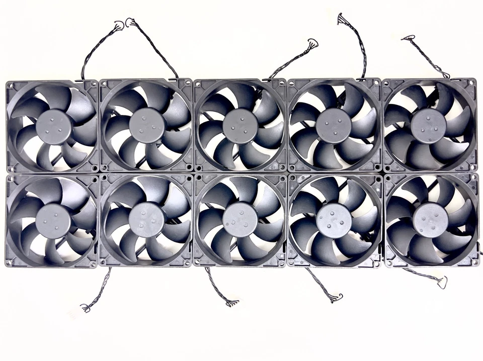 Lot of 10 HP 92MM 5-Pin PVA092G12S fans - Image 1 of 3