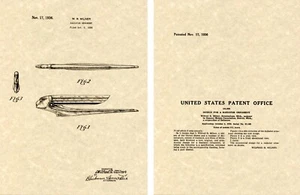 1937 PONTIAC 8 Cylinder HOOD ORNAMENT PATENT Art Print READY TO FRAME!!! GM CAP - Picture 1 of 1