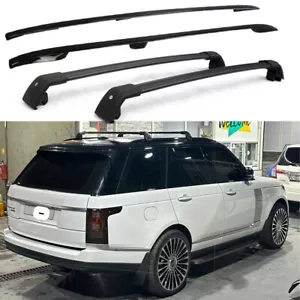 2PC Roof Rails +2PC Cross Bars Fit For Land Rover Range Rover L405 SWB 2013-2022 - Picture 1 of 10