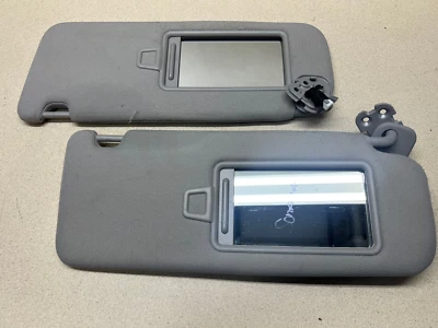 2015-2019 HYUNDAI SONATA RH LH SUN VISOR SHADES VISORS OEM GRAY FACTORY SET - Image 1 of 4