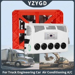 For Semi Trucks RV Caravan Engineering vehicle Cab 12V Air Conditioner Split AC - Picture 1 of 13