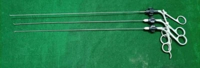 3 piezas Histeroscopia Semi Rígido Caimán/Tijera/Biopsia 5FR 40 cm con Rotar Negro Foto 1 de 4