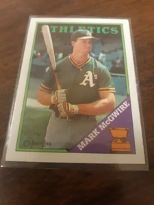 1988 O-Pee-Chee Mark Mcgwire tarjeta #349 (Oakland Athletics A's) - Imagen 1 de 1