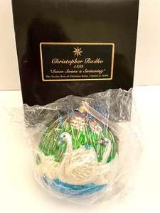 1999 Radko SEVEN SWANS A SWIM Ltd Ed #4927/10.000 versiegelt in Box. Neuwertig - Bild 1 von 9