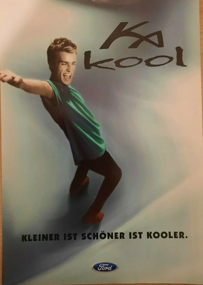 FORD KA KOOL car sales brochure. Auto literature prospekt / catalog. German text - Image 1 of 4