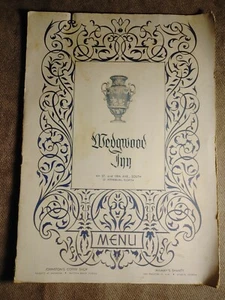 1957 Wedgewood Inn St. Petersburg, Florida Restaurant Speisekarte & Weinkarte - Bild 1 von 12