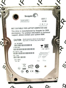 Seagate LD25.2 80GB ST980210AS SATA 9CV112-566 Laptop Hard Drive WIPED & TESTED! - Picture 1 of 2