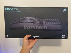 Logitech ERGO K860 Bluetooth Keyboard 920-012865 Ergonomic Curved Split - Photo 1/6
