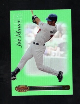 2007 BOWMAN'S BEST JOE MAUER #6 GREEN REFRACTOR 021/249 HOFER MINNESOTA TWINS - Image 1 of 2