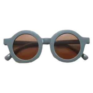 Green Round Toddler Kid Sunglasses Casual Sun Shades New - Picture 1 of 6