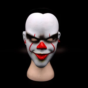 Halloween Scary Clown Ghost Night Mask Plastic Mask - Picture 1 of 10