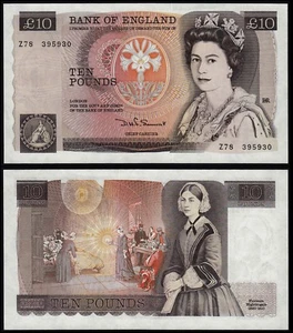 ENGLAND 10 PFUND SOMERSET (B346) PRÄFIX Z AU/UNC - Bild 1 von 1