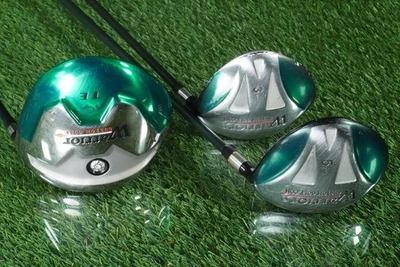 JUEGO WARRIOR WOODS TE DRIVER, 3,5 WOODS LONG DRIVE GRAFITO DIESTRO ~ ¡MIRA!! Foto 1 de 4