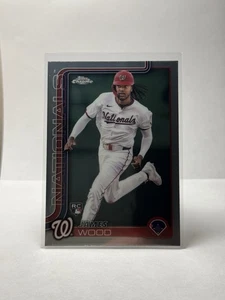 Topps Chrome 2025 - James Wood #132 (RC) Nationals - Imagen 1 de 2