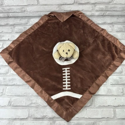 Bearington Baby Collection Fútbol Oso Lovey Manta de Seguridad Bebé Juguete 19x19 Foto 1 de 4