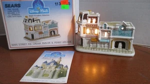 SEARS DISNEY MAGIC ~ MAIN ST EISDIELE & PENNY ARCADE beleuchtetes Haus - Bild 1 von 8