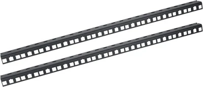 HMF 2x Rackschiene für Serverschrank 10 Zoll12 HE schwarz - Bild 1 von 3