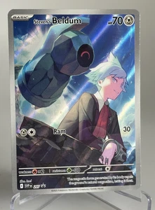 Steven's Beldum - SVP207 Full Art Black Star Promo Pokemon Card - Picture 1 of 2