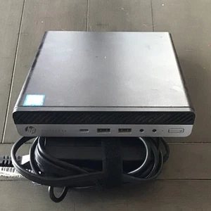 HP EliteDesk 800 G3 Mini i3-7100 8GB Ram 256 GB SSD Fresh Windows 10 - Picture 1 of 4