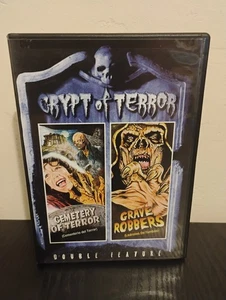 Gruft des Terrors: Friedhof des Terrors / Grabräuber DVD OOP Double Feature 🎃 - Bild 1 von 3