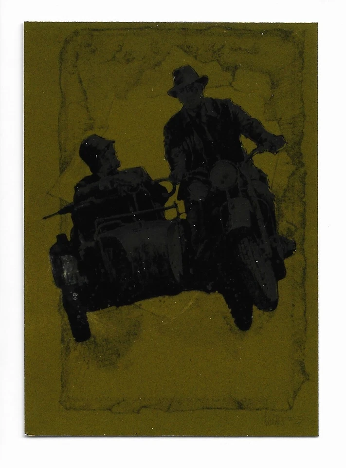 2008 TOPPS INDIANA JONES MASTERPIECES GOLD PARALLEL #71/99 DREW STRUZAN 9 of 9 - Image 1 of 2