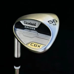 New! Left-Handed Cleveland CBX ZipCore Tour Satin 56* Sand Wedge - Steel Spinner - Picture 1 of 8