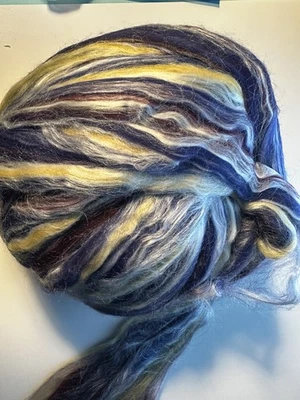 Fibra itinerante de lana Ashland Bay púrpura/multi a fieltro o giro aproximadamente 12 OZ Foto 1 de 4
