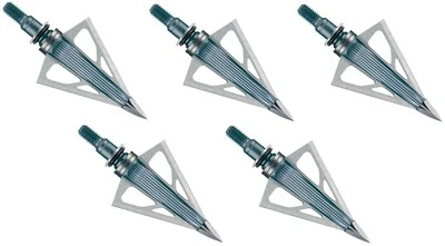 NAP Thunderhead Hoja Fija Cabeza Ancha Paquete de 5 85 100 125 Grano Caza Foto 1 de 2