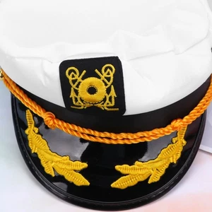 Sailor Beret Adult Navy Cpatain Hats Sailor Hat Sailor Hat - Imagen 1 de 11