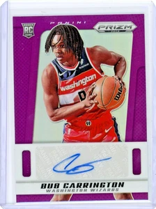 2024-25 Panini Prizm Deca Bub Carrington RC Rookie Auto Purple /75 - Picture 1 of 2